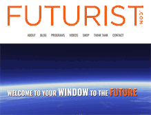 Tablet Screenshot of futurist.com